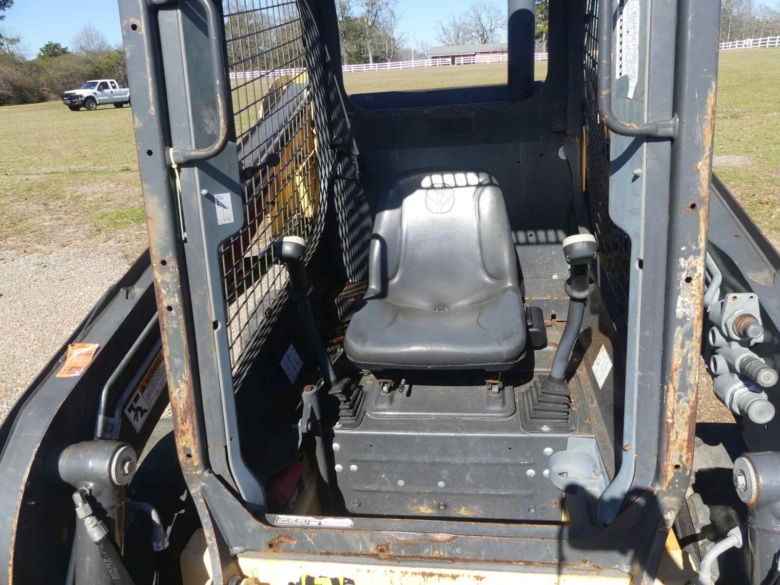 2014 New Holland L216 Skid Steer, s/n NEM486249: Canopy, GP BKt. & Forks, R