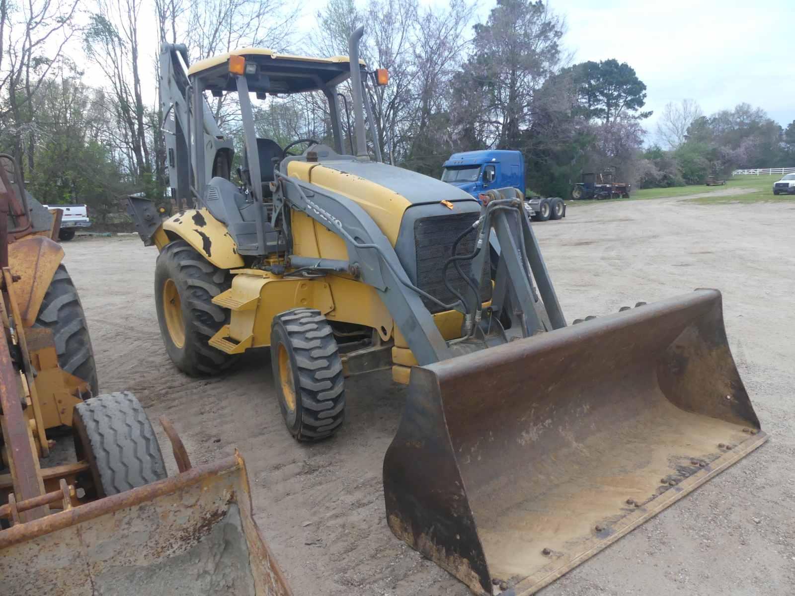 Volvo BL60 4WD Extendahoe, s/n BL60D10503: Canopy, Meter shows 1889 hrs