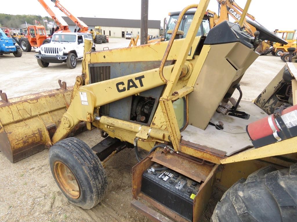 Cat 426 Loader Backhoe, s/n 7BC02078: 4-post Canopy, Meter Shows 6600 hrs