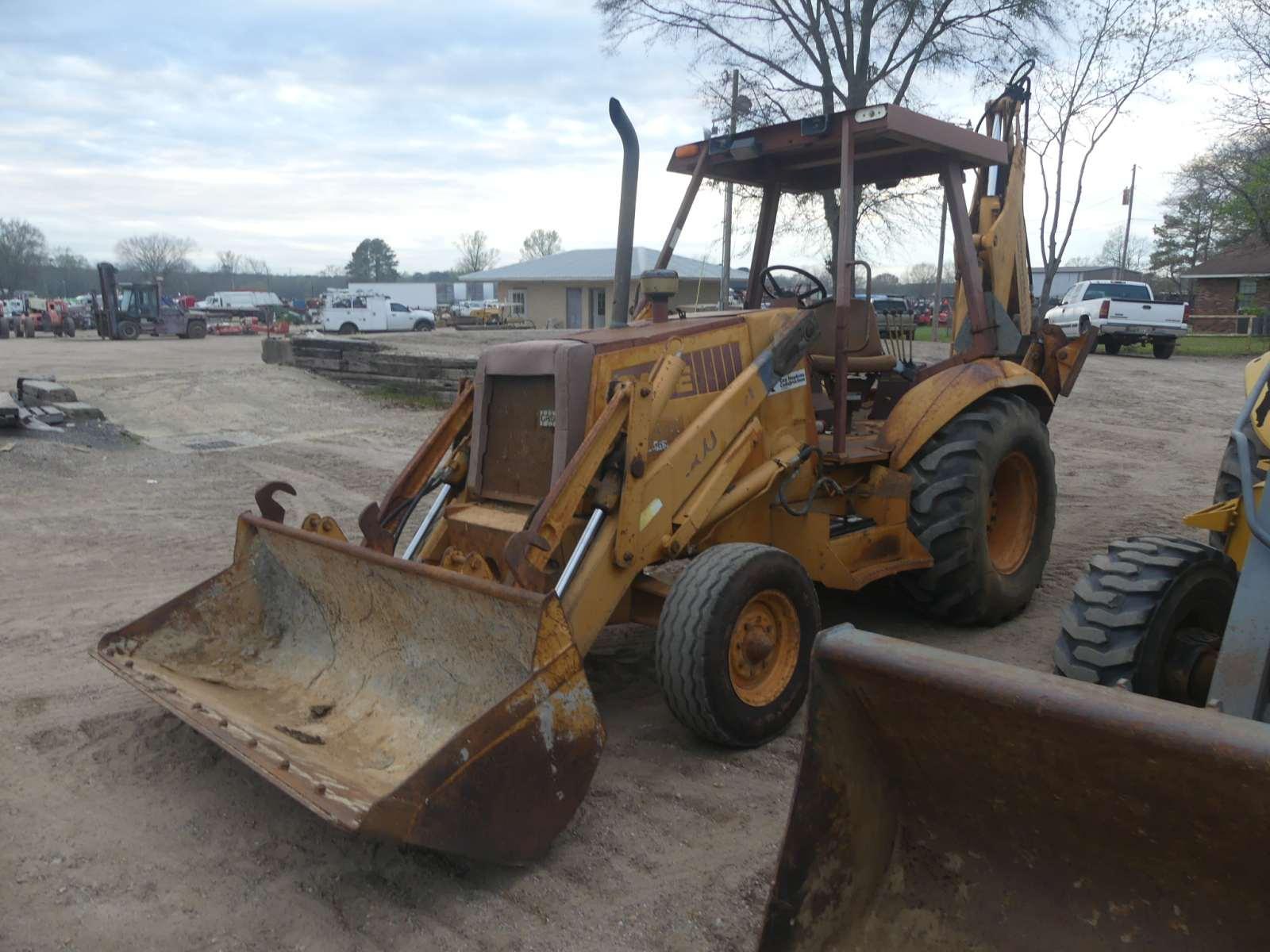 1992 Case 580SK Loader Backhoe, s/n JJG0171131: 2wd, Canopy