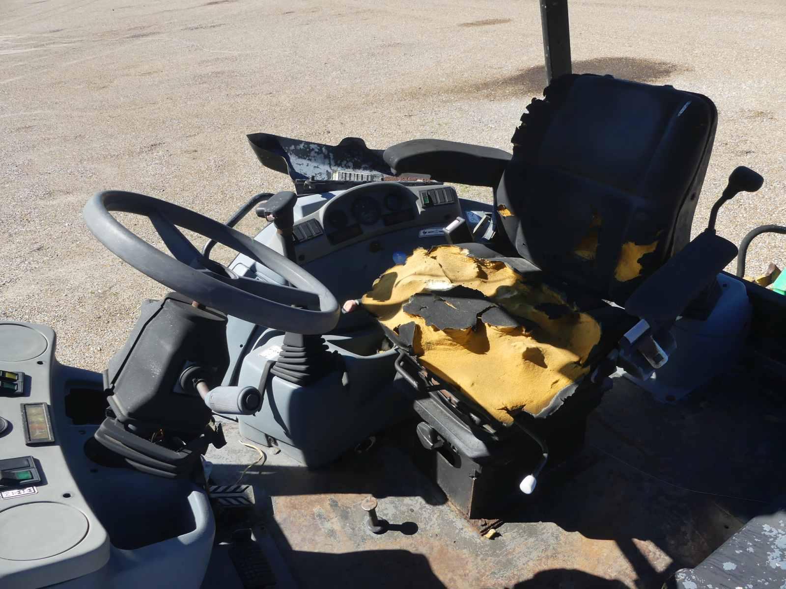 2000 New Holland LB75 4WD Loader Backhoe, s/n 031025707: Canopy, GP Loader,