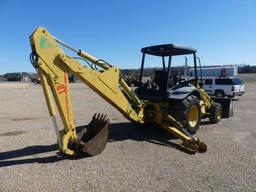 2000 New Holland LB75 4WD Loader Backhoe, s/n 031025707: Canopy, GP Loader,