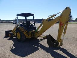 2000 New Holland LB75 4WD Loader Backhoe, s/n 031025707: Canopy, GP Loader,