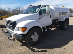 2003 Ford F650 Water Truck, s/n 3FDNF65A73MB02661: S/A, Cat Eng., 6-sp., Fr