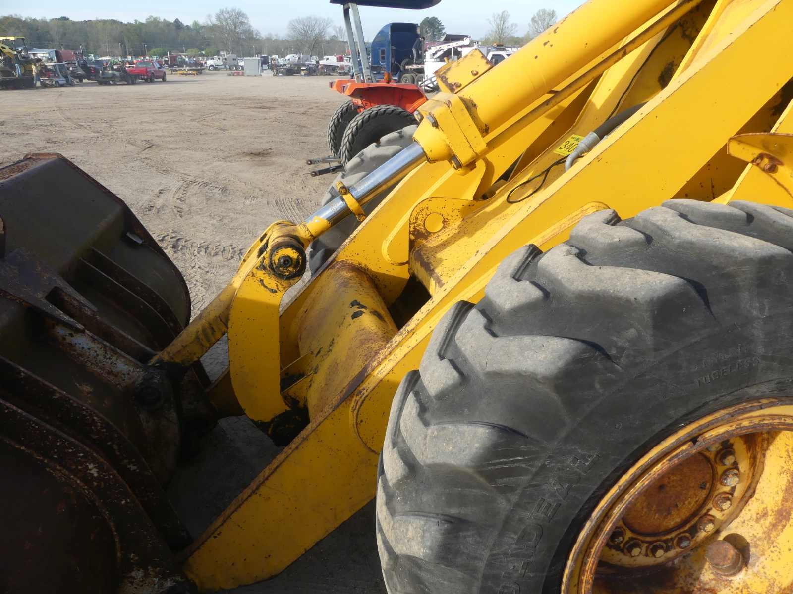 John Deere 544D Rubber-tired Loader, s/n DW544DB513545: Canopy, Meter Shows