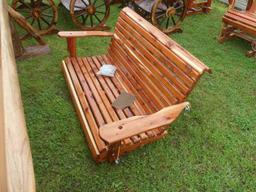 Cedar Bench Swing