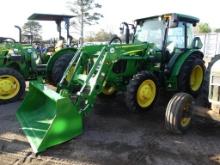 John Deere 5075E MFWD Tractor, s/n 421003: Cab, Loader w/ QA Bkt., Meter Sh