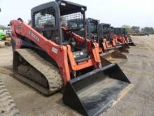 2019 Kubota SVL95-2S Skid Steer, s/n 47900: Canopy, 72" Bkt., Rubber Tracks