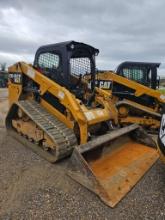 2016 Cat 279D Skid Steer, s/n GTL03139: C/A, 2-SP., GP Bkt., 3975 hrs