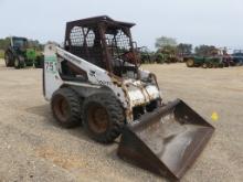 1998 Bobcat 751 Skid Steer, s/n 515712601: Canopy, GP Bkt., Rubber-tired, M