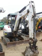 2017 Bobcat E35i Mini Excavator, s/n AUYM14517: Canopy, Rubber Tracks, Blad