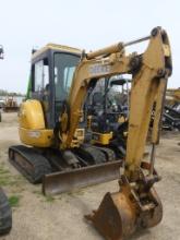 2003 John Deere 27C ZTS Mini Excavator, s/n FF027CX221262: Encl. Cab, Rubbe