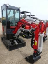 Unused 2024 Lanty LAT13S Mini Excavator, s/n LAT13S240146: Encl. Cab, Rubbe