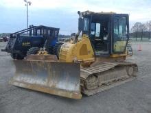 Komatsu D39PX Dozer, s/n 95569: Cab, 6-way Blade, Meter Shows 9350 hrs