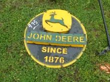 Metal John Deere Sign