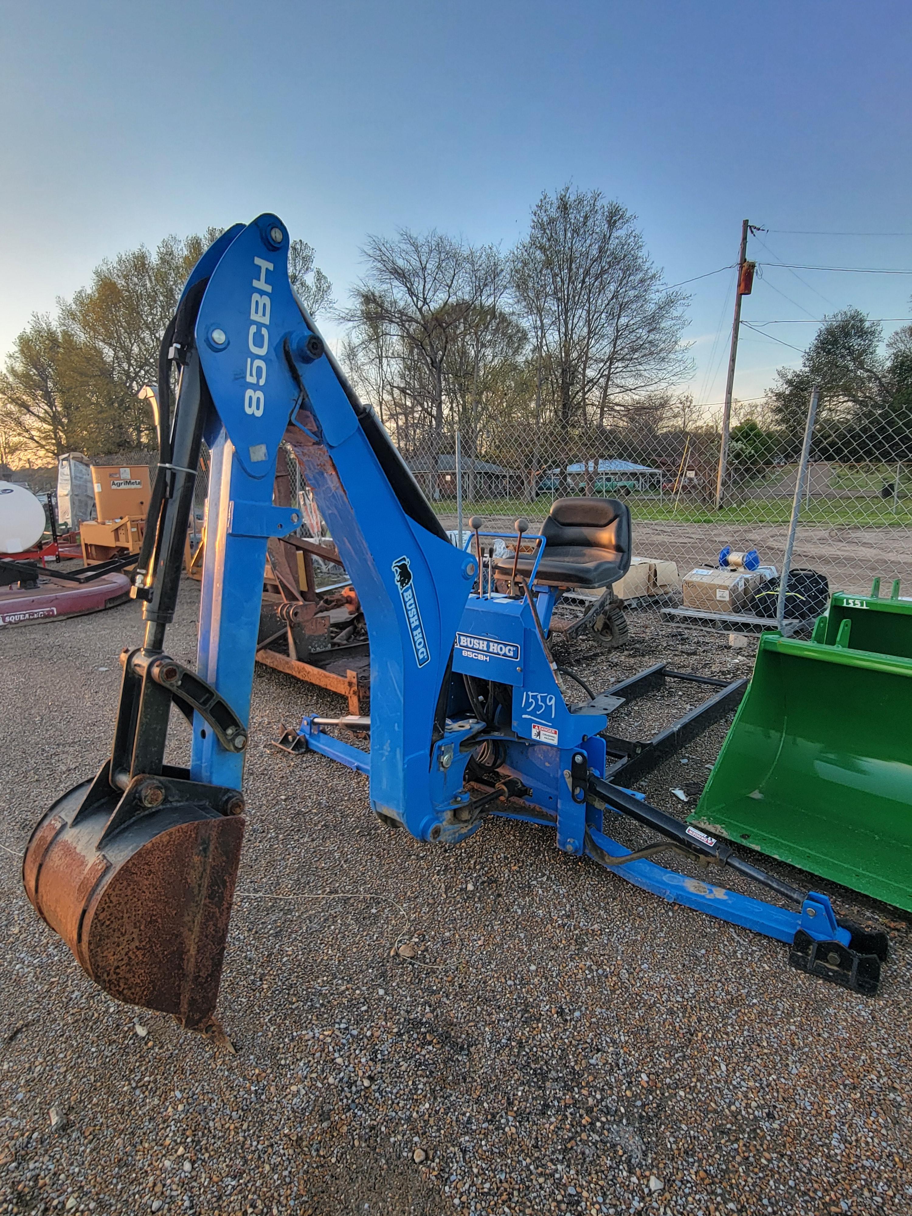 Bush Hog 85CBH Backhoe Attachment, s/n 20034