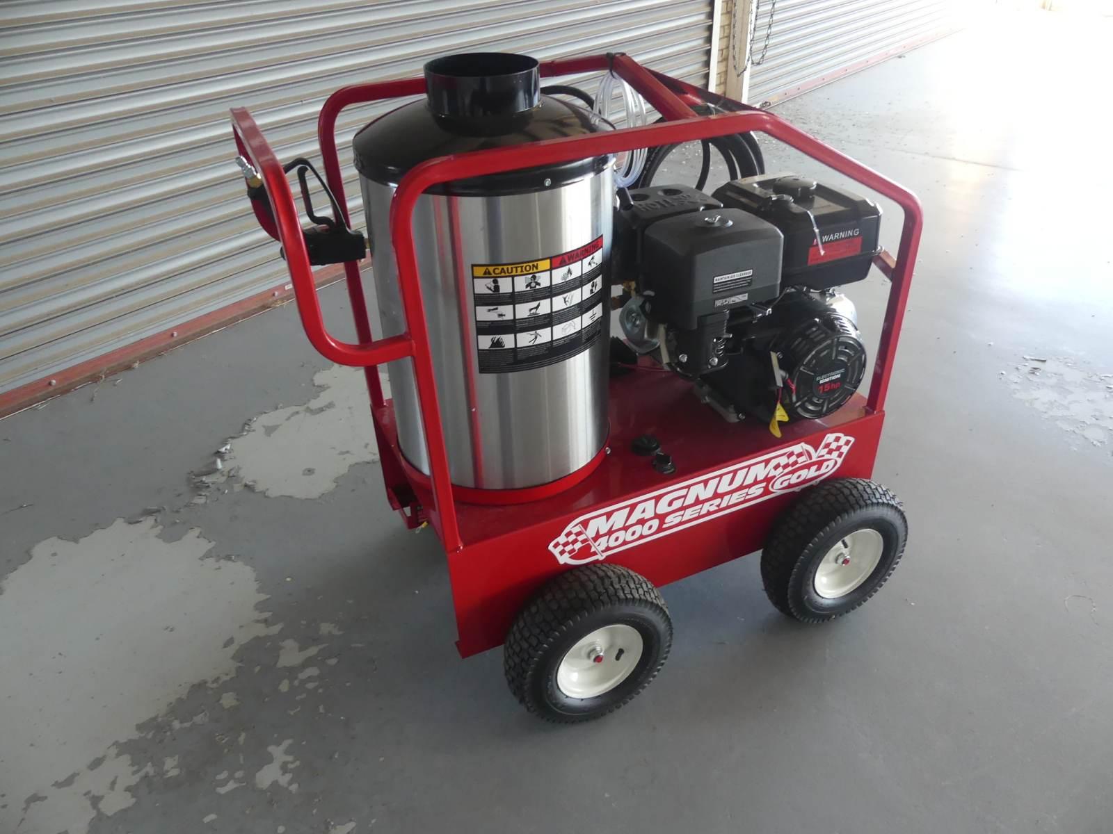 New 2003 EZ Kleen Magnum 4000 Series Hot Water Pressure Washer, s/n 234370