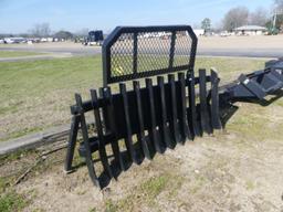 72" Brush Rake for Skid Steer