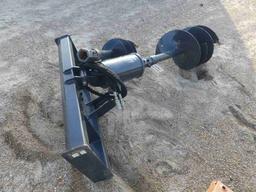 Wolverine Auger, s/n 02006 w/ 2 Bits: for Skid Steer