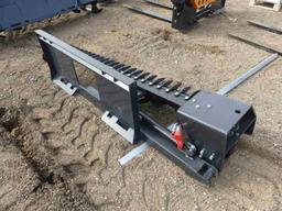 Unused 2023 Wolverine Sickle Bar Mower: for Skid Steer, Model SBM-12-72W