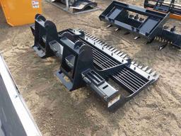 Unused 2023 Wolverine 78" Land Leveler: for Skid Steer, Model LL-12-78W