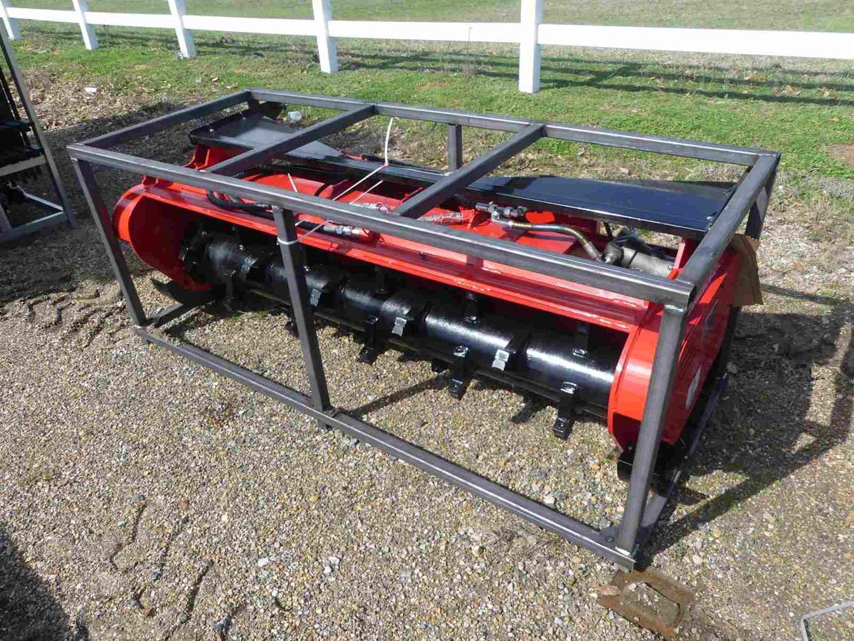 Unused 2024 72" Mulcher, s/n THJ72240141 for Skid Steer