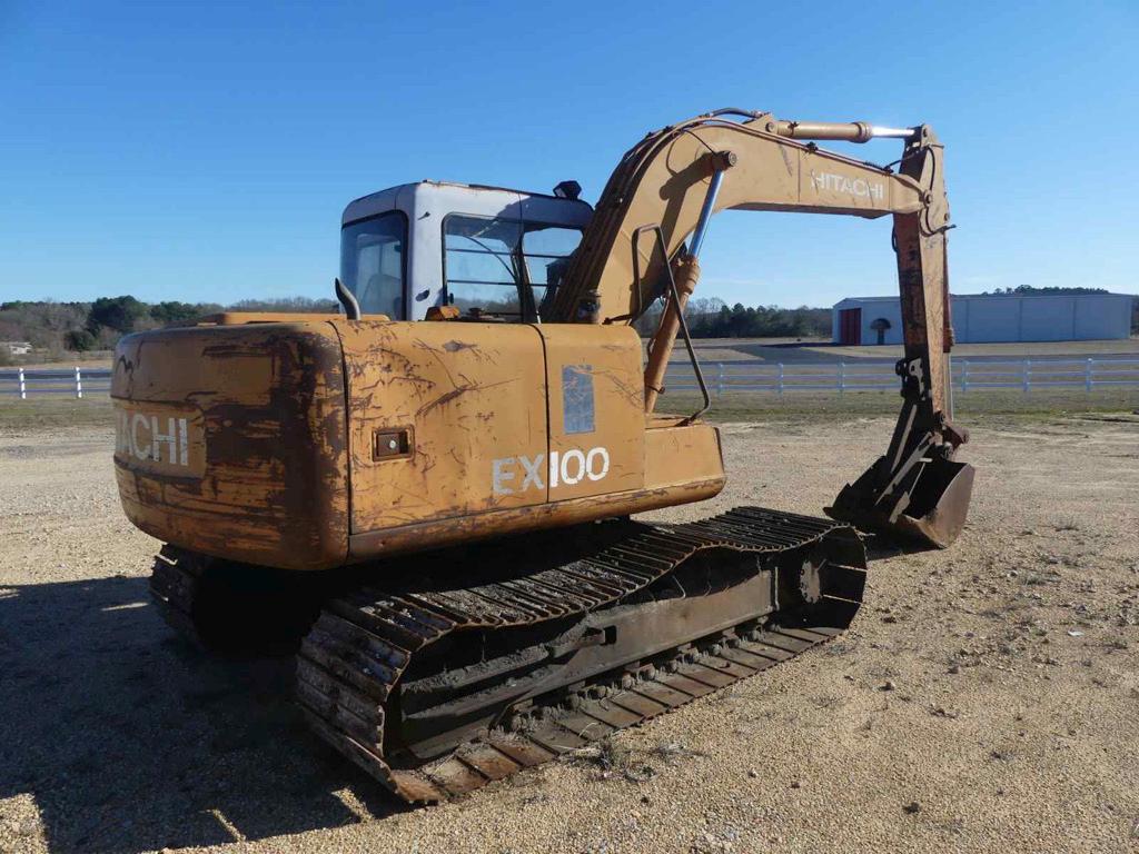 Hitachi EX100-2 Excavator, s/n 12L-31137 (Salvage): A/C, Manual Thumb, Mete