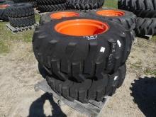 (2) 17.5Lx24 Tires and Kubota Rims