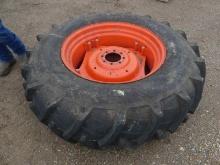 New Galaxy Earth ProR-1 18.4-34 Tractor Tire w/ Kubota Rim