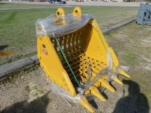 Unused 2023 Toft 48" Excavator Screening Bucket, s/n 231016