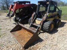 New Holland LS170 Skid Steer (Salvage): Canopy, GP Bkt.