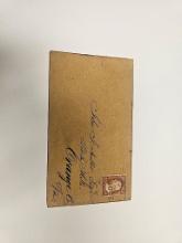 CIVIL WAR ERA ENVELOPE ADDRESSED TO 'JOHN J AMBLER ESQ. - LIBERTY MILLS ORA