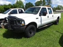 2004 Ford F350 4WD Truck, s/n 1FTSW31LX4EC56575: Crew Cab, 5.4L Gas Eng., A