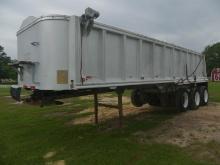 1992 Mate Dump Trailer, s/n 1M9A30336NH036430: Tri-axle, Aluminum, Air Lift