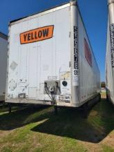 2007 Wabash 53' Van Trailer, s/n 1JJV532W77L051263: T/A, 102" Wide, Spring