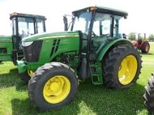 2014 John Deere 6115D MFWD Tractor, s/n 1P06115DTEM052583: C/A, 3PH, PTO, D