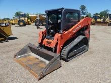 2022 Kubota SVL75-2 Skid Steer, s/n KBCZ052CCM1H60819: Encl. Cab, Rubber Tr