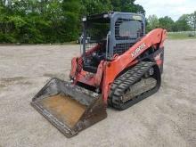 2017 Kubota SVL75-2 Skid Steer, s/n 28541: Canopy, Rubber Tracks, Joystick