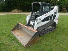 2018 Bobcat T590 Skid Steer, s/n ALJU26518: Canopy, Rubber Tracks, Aux. Hyd