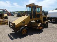 1990 Waldon Sweepmaster Sweeper, s/n 20957: Encl. Cab, 91" Broom, Diesel