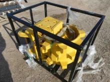 Unused 2023 Toft 16" Excavator Sheepsfoot Roller Trench Compactor, s/n 9040