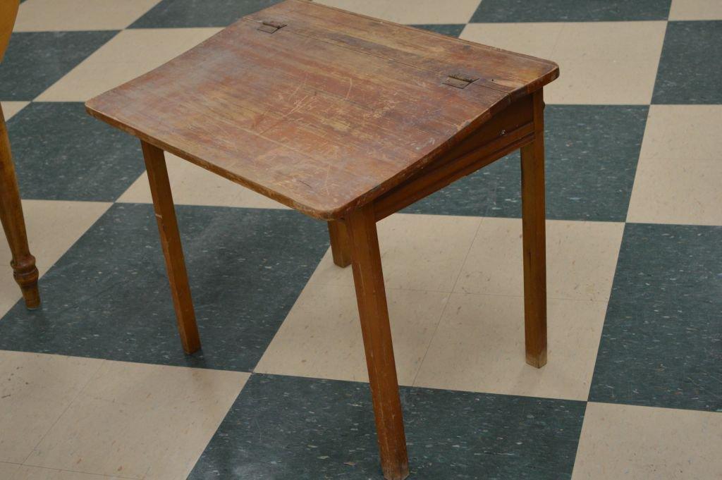 Child's Wooden Lift Top Desk