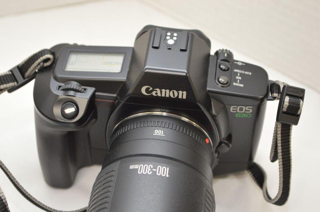 Cannon Eos 630 Camera W/ 100-300 Lens W/ Case