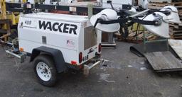 Wacker Ltc-4 Light Tower, Sn5820294; With 120 Volt Generator; 3 Cyl Diesel