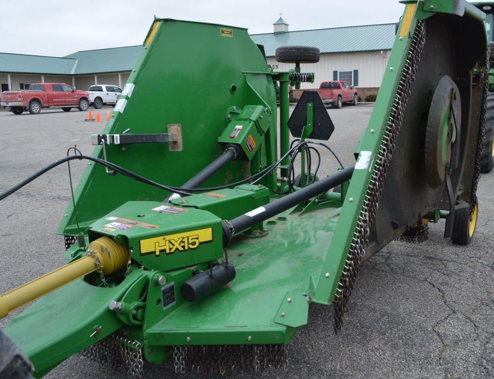 2011 Hx15 John Deere Batwing Mower, 1000rpm - New - 50 Acres