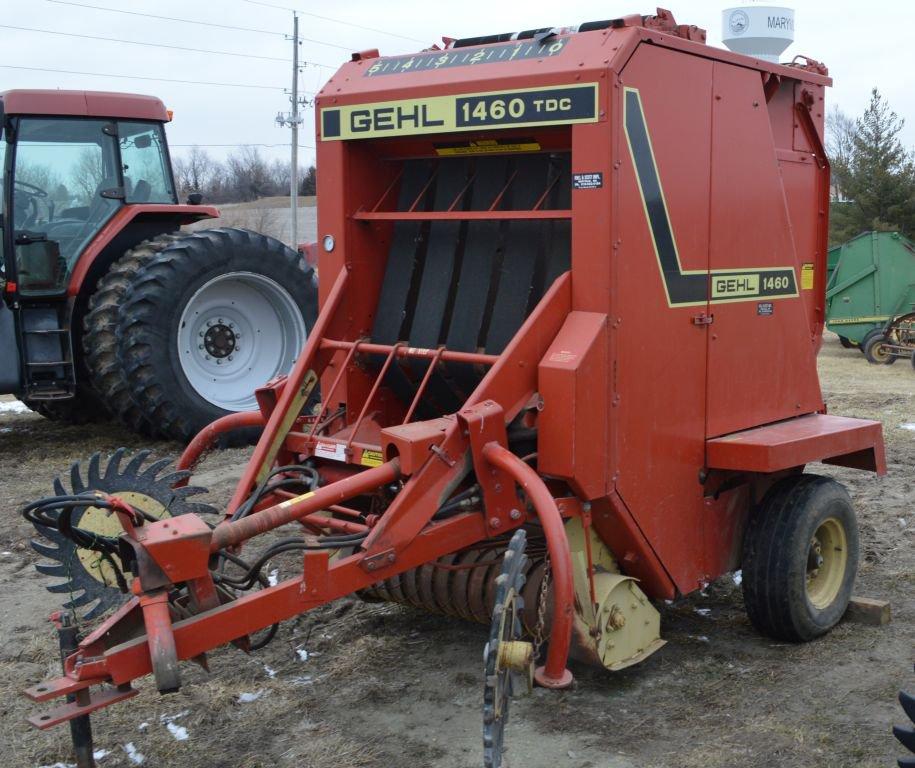 1460 Gehl Baler, 4x5bale, String Tie, Less Then 1000 Bales