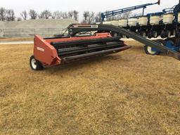 1990 1160 Hesston Hydra Swing Mower Conditioner, 14' Sickle, Rubber On Stee