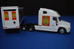 Limited Edition Die Cast Metal Collection Bank Of Semi Truck With Trailer