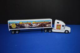 Limited Edition Die Cast Metal Collection Bank Of Semi Truck With Trailer