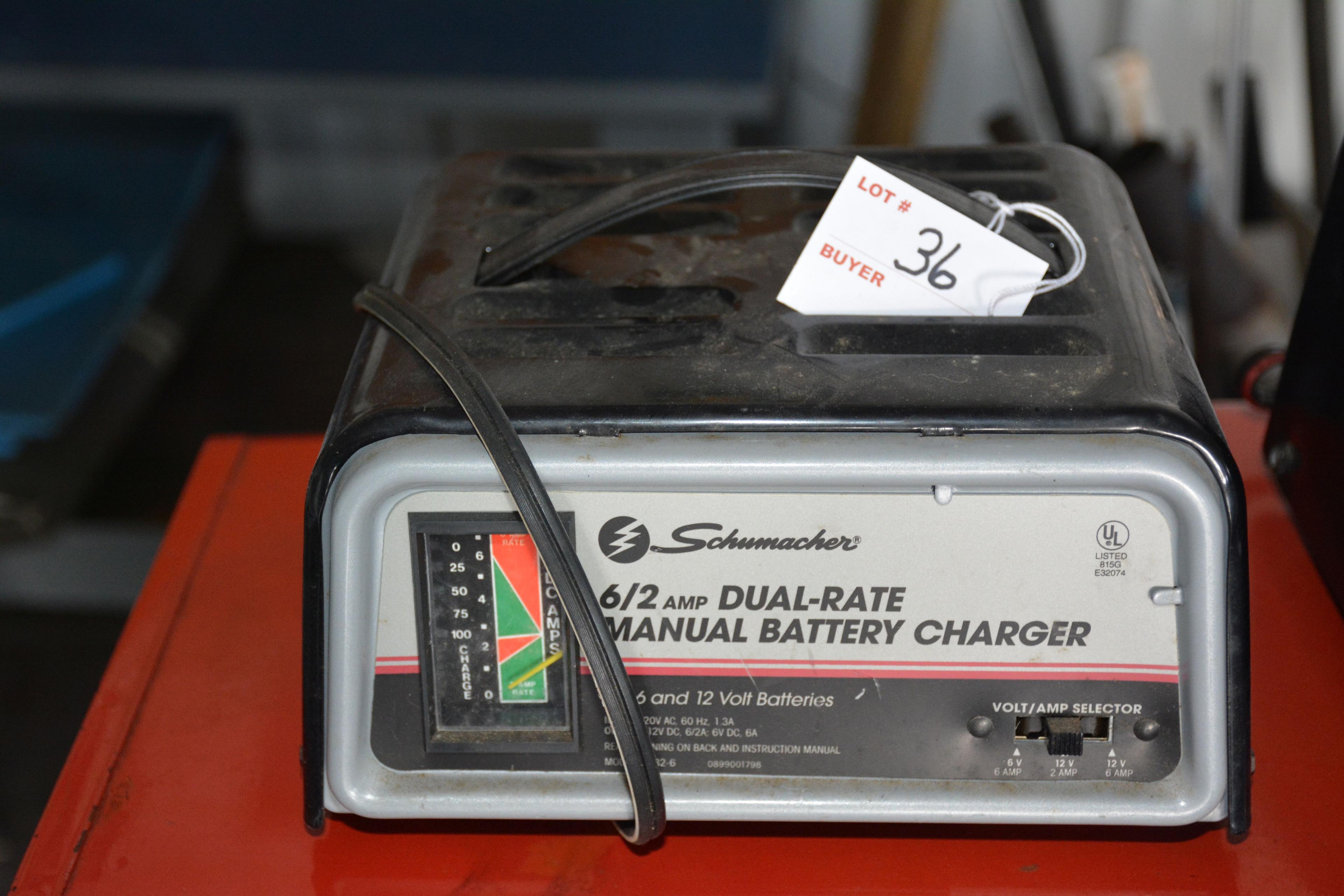 6/2 Amp Dual Rate Manual Battery Charger